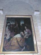 tableau et son cadre : L'Adoration des Mages