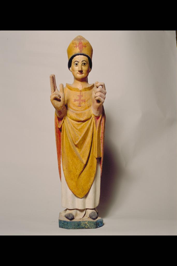 statue (demi-nature) : Saint évêque