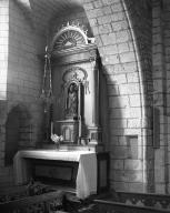 Autel, retable de saint Privat