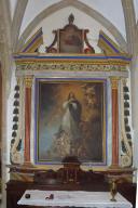 retable et son tableau : l'Assomption de la Vierge