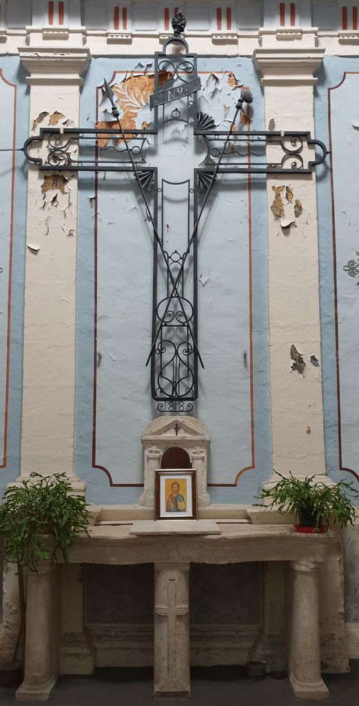 Croix monumentale, de mission, et tableau commémoratif
