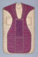 chasuble réversible blanc violet