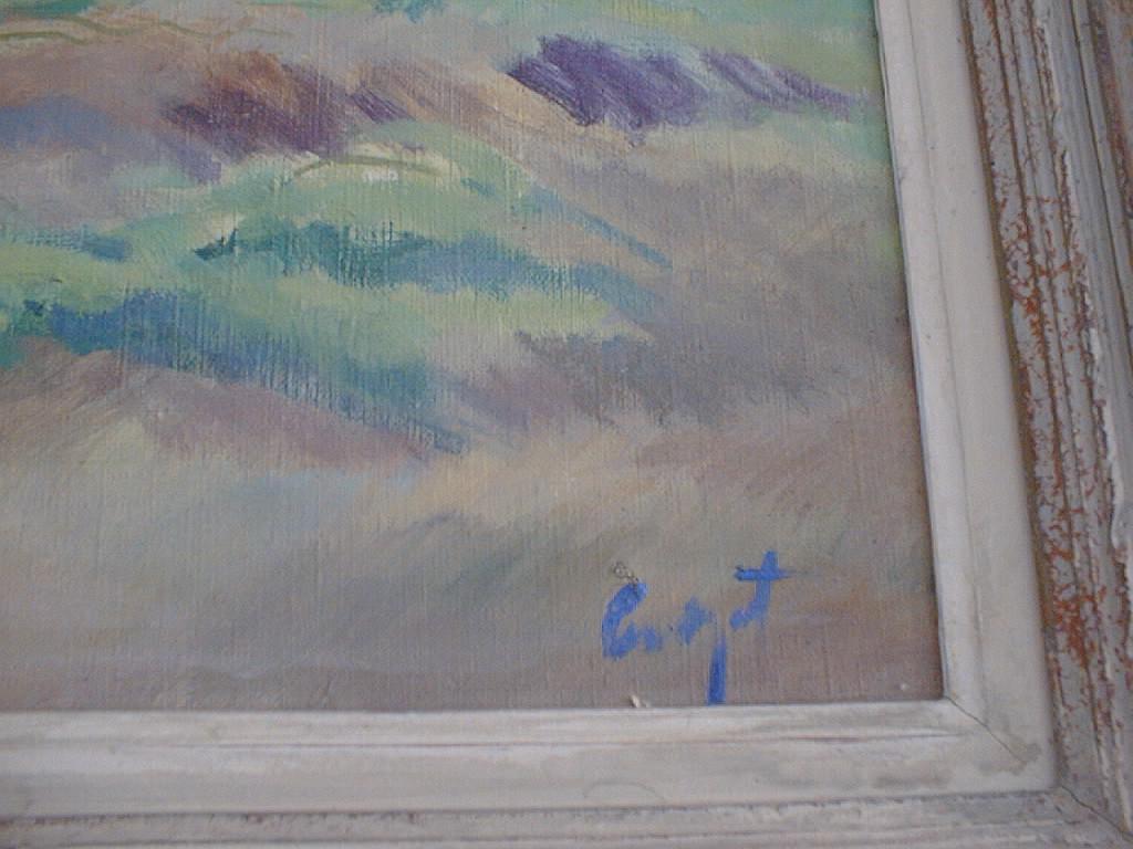 tableau et son cadre : La Zone vue de Saint-Antoine
