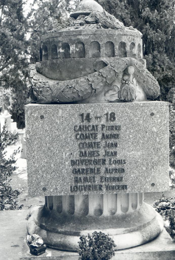 monument aux morts, de la guerre de 1914-1918