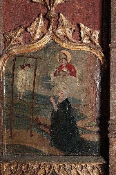 Panneau du Miracle du pendu ressuscité (retable de saint Martin)