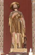 statue (petite nature) : Saint Roch de Montpellier