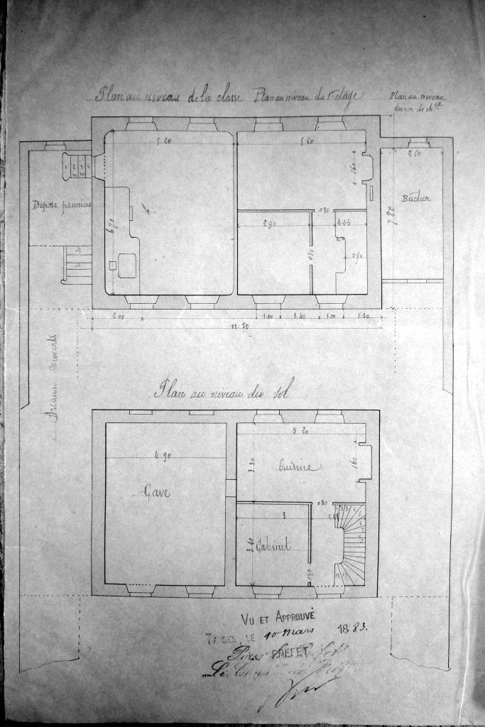ancienne école de filles actuellement immeuble