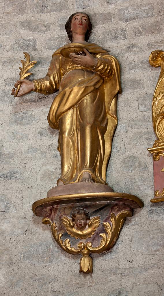 statue : sainte Luce