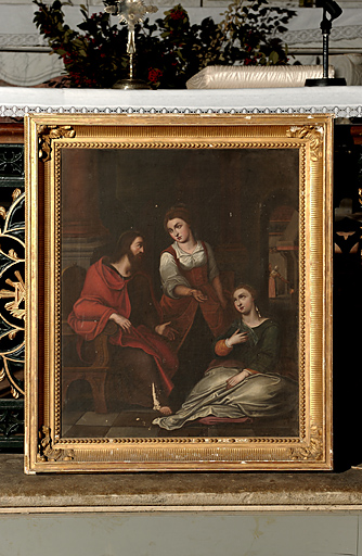 tableau : Le Christ avec Marthe et Marie-Madeleine