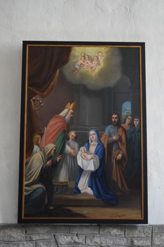 tableau (2) Présentation de Jésus au Temple ; Vierge à l'Enfant