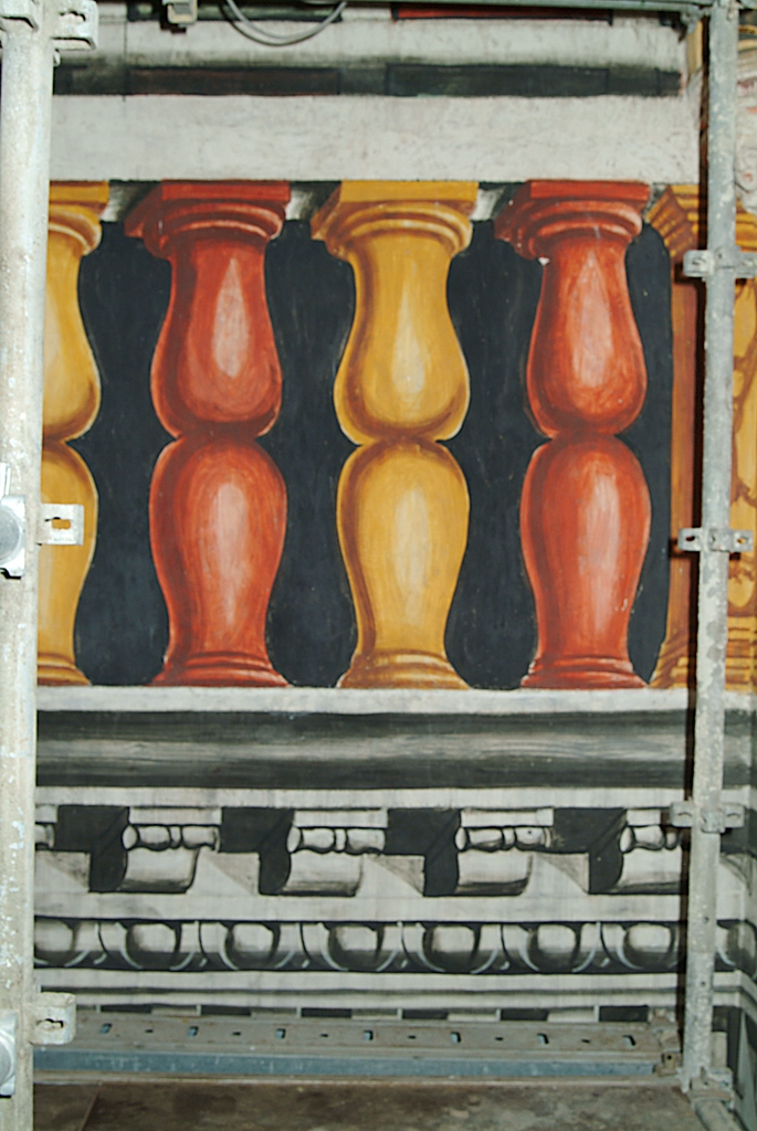 ensemble des peintures monumentales de la voûte et des chapelles