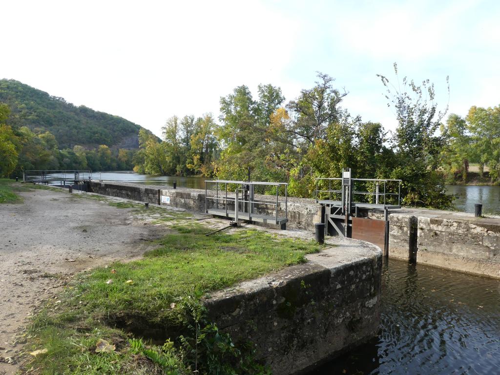 site d'écluse d'Arcambal