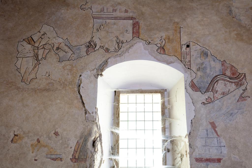 peinture monumentale de Saint Martin des Puits