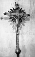 croix de procession : Christ en croix