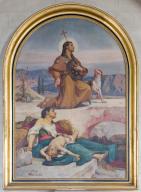 tableau : saint Roch priant pour les malades de la peste