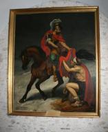tableau : Charité de saint Martin