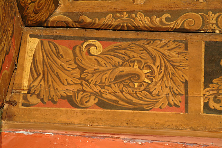 peinture monumentale ; plafond ; lambris