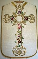 Ornement liturgique catholique blanc (n° 43)