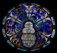 verrières de l'église abbatiale Notre-Dame