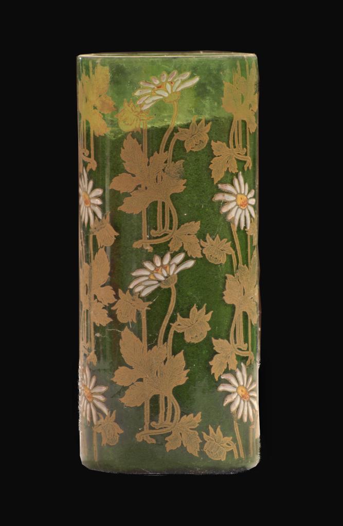 vase à fleurs, de style Art Nouveau : Marguerites