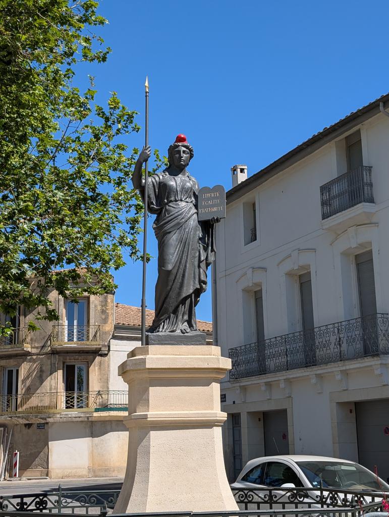 monument (monument commémoratif), de la république, Marianne à la Constitution