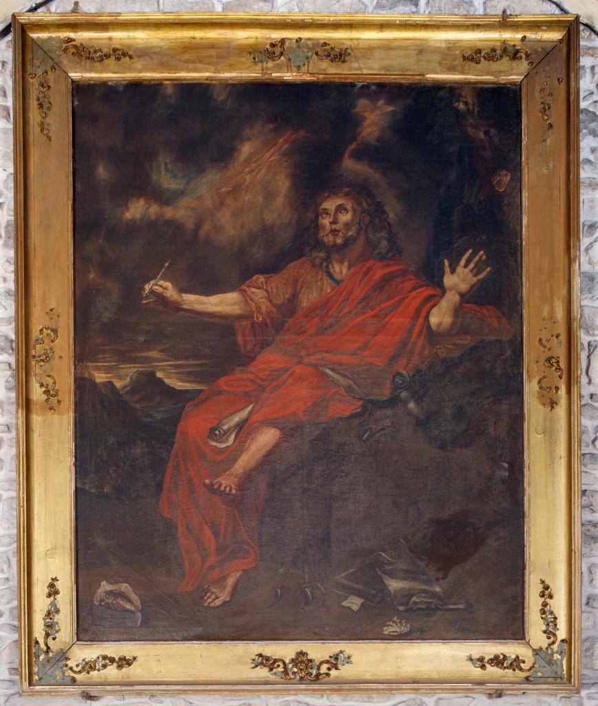 tableau : saint Jean l'Evangéliste à Patmos