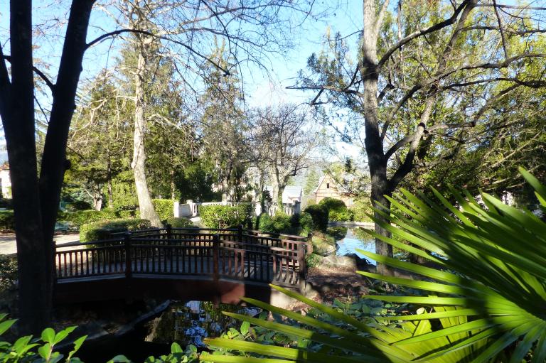 parc de l'établissement thermal actuellement jardin Charles Trénet
