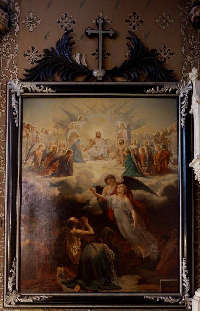 Tableau et son cadre : Le Jugement des âmes