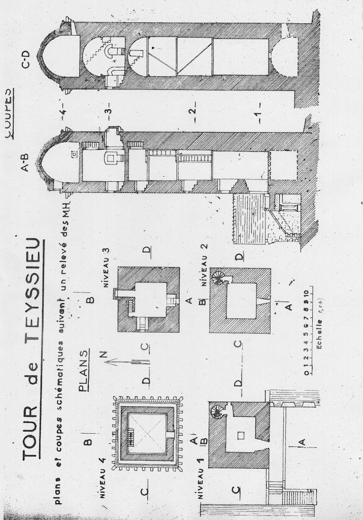 château fort, dit Tour de Teyssieu