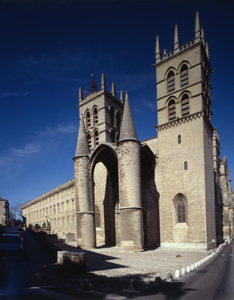 ancien couvent de bénédictins dit monastère et collège Saint-Benoît, cathédrale Saint-Pierre, actuellement faculté de médecine