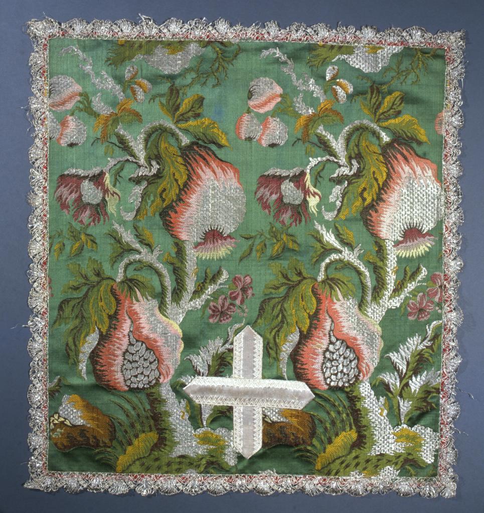 Ornement liturgique catholique vert (n° 1)