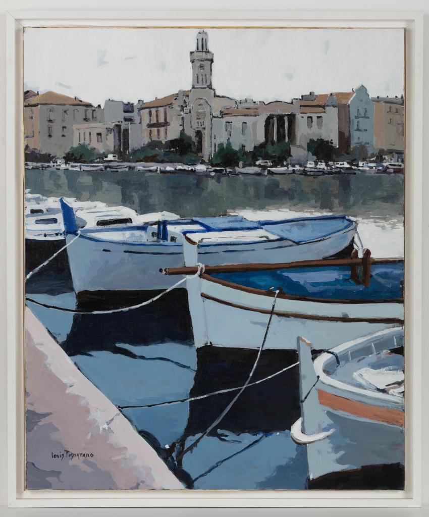 tableau : port de Sète et vue de la CCI