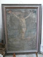 tableau et son cadre : la Crucifixion