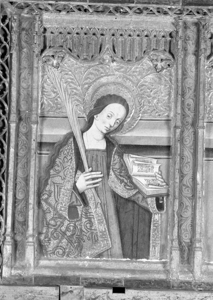 peinture Prédelle du retable de sainte Eulalie et sainte Julie
