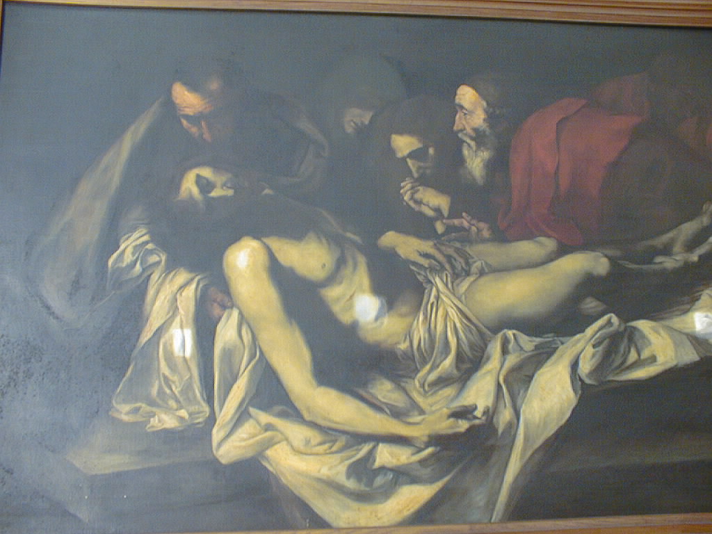 tableau et son cadre : La Déposition du Christ