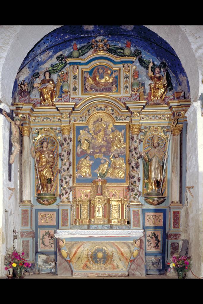 Ensemble du maitre-autel (autel, tabernacle, retable)