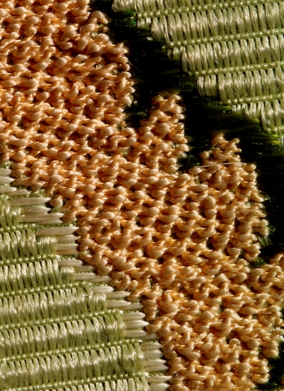 chasuble verte avec étole, manipule et bourse de corporal