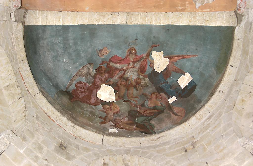 peinture monumentale du martyre de saint Sernin