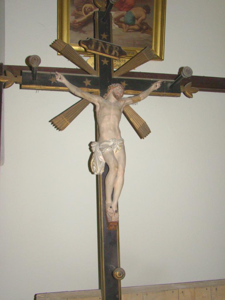 croix de confrérie : Christ en croix
