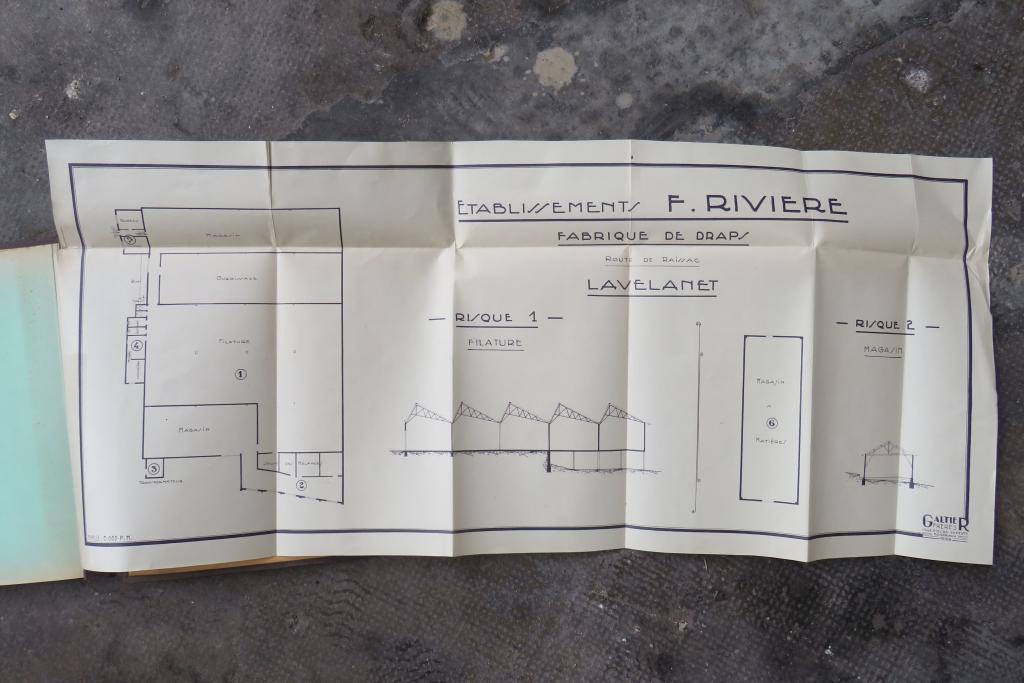 filature, tissage et teinturerie Rivière