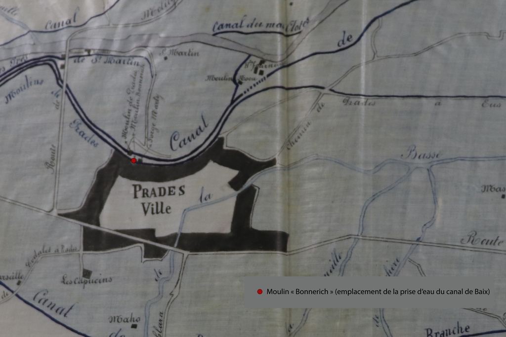 Ensemble des ouvrages hydrauliques de la commune de Prades