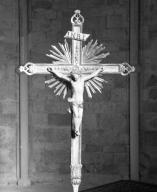 croix de procession : Christ en croix