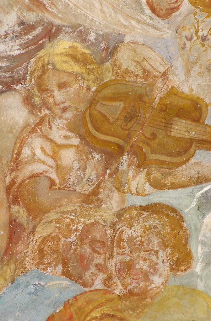 peinture monumentale du choeur : Glorification de la Vierge