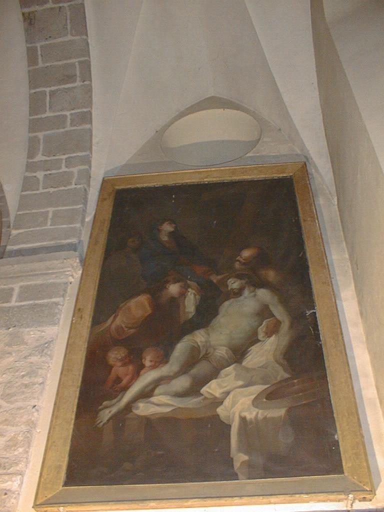 tableau et son cadre : La Descente de croix