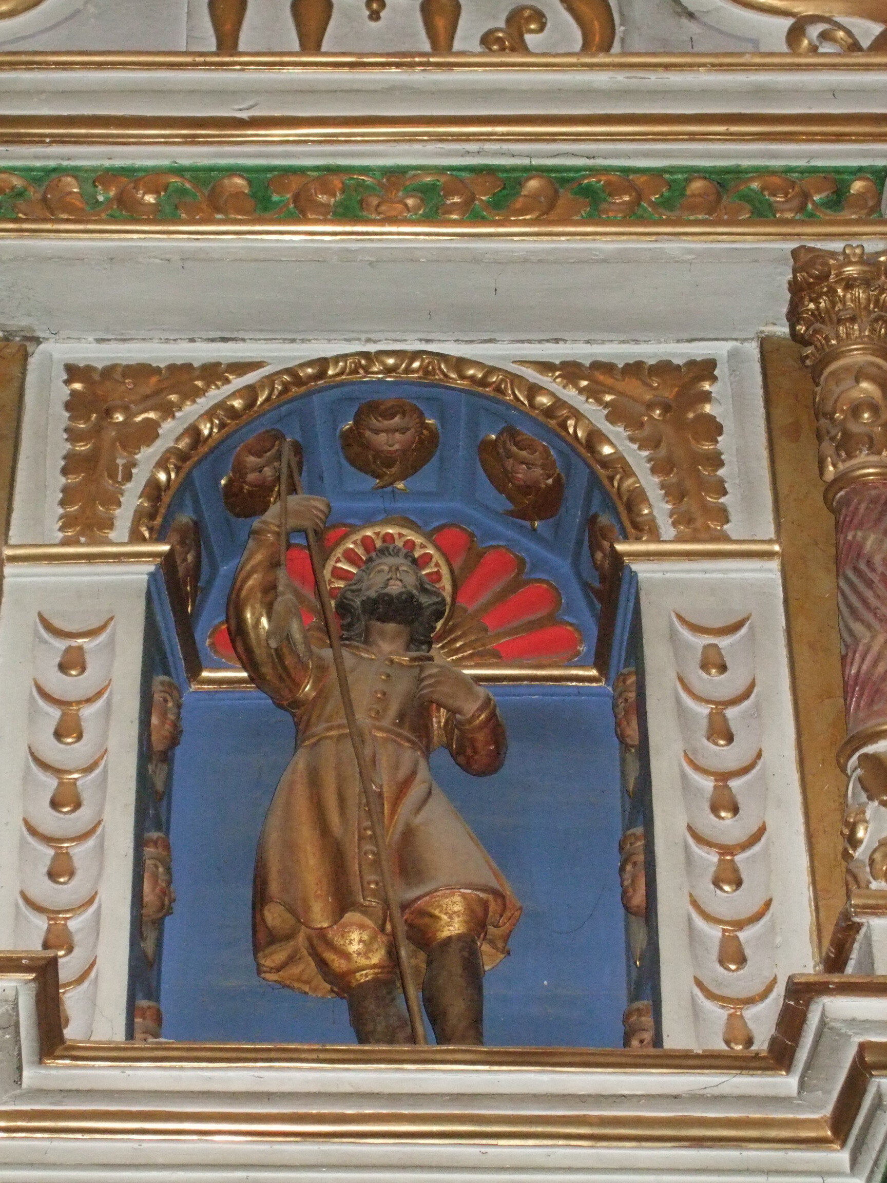 Statue de saint Gaudérique (du retable de l'Immaculée Conception)