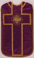 Ornement liturgique catholique violet