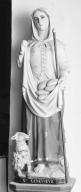 statue : sainte Geneviève (statuaire saint sulpicienne)