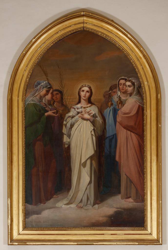 tableau : sainte Agnès