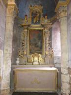 retable secondaire, dit retable de La Vierge