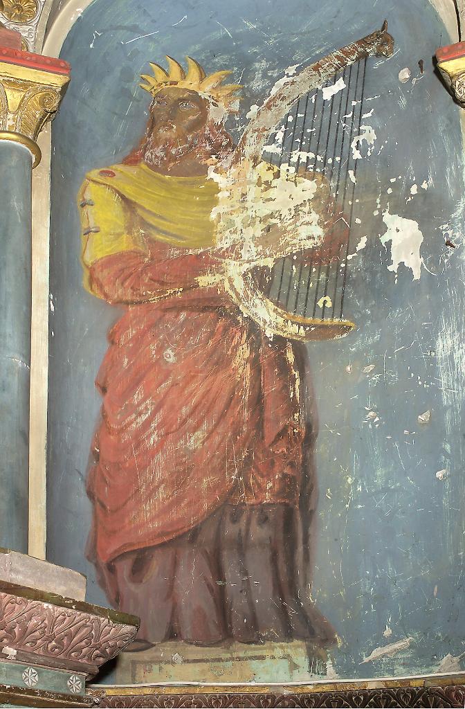 peinture monumentale du choeur : Glorification de la Vierge